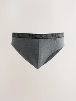 Clearance Next 10 pack Cotton Rich Briefs Grey