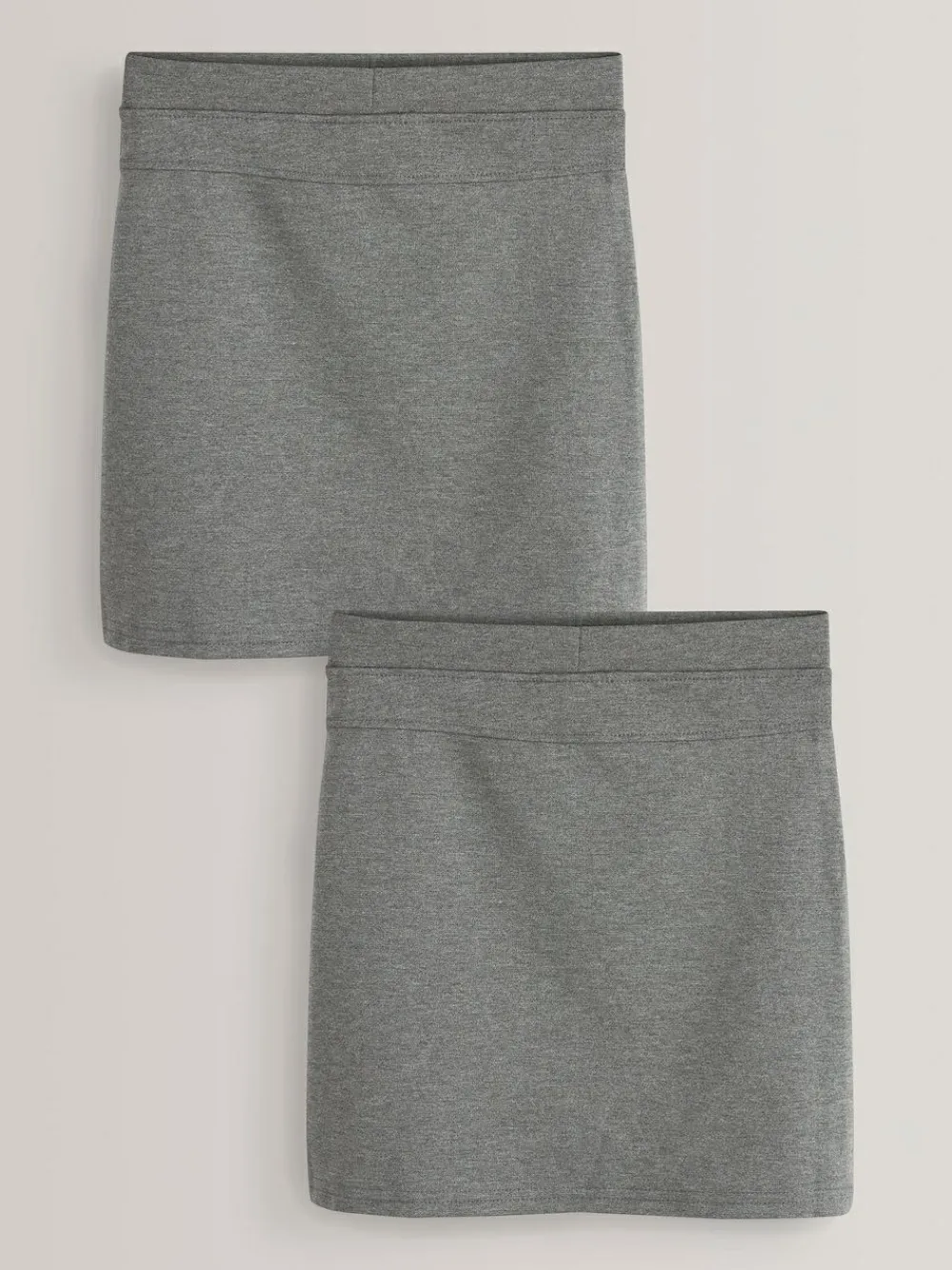 Hot Next 2 Pack Pull-On Jersey Stretch School Pencil Skirts (3-17yrs) Grey