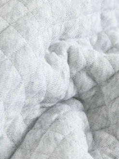 Outlet Next Grey Baby Jersey Quilted Dungarees and Bodysuit Set (0mths-2yrs)