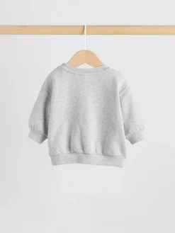 Hot Next Baby Sweatshirt and Joggers Set (0mths-2yrs) Grey Bear