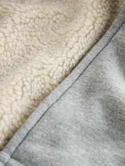 Next Borg Fleece Zip Through Hoodie (3-16yrs)^BOY Sweatshirts & Hoodies
