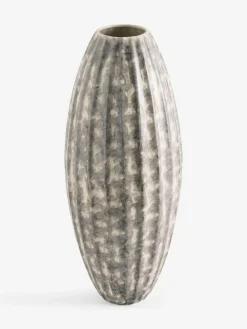 Next Grey Cream Extra Large Reactive Glaze Ceramic Vase^ Vases