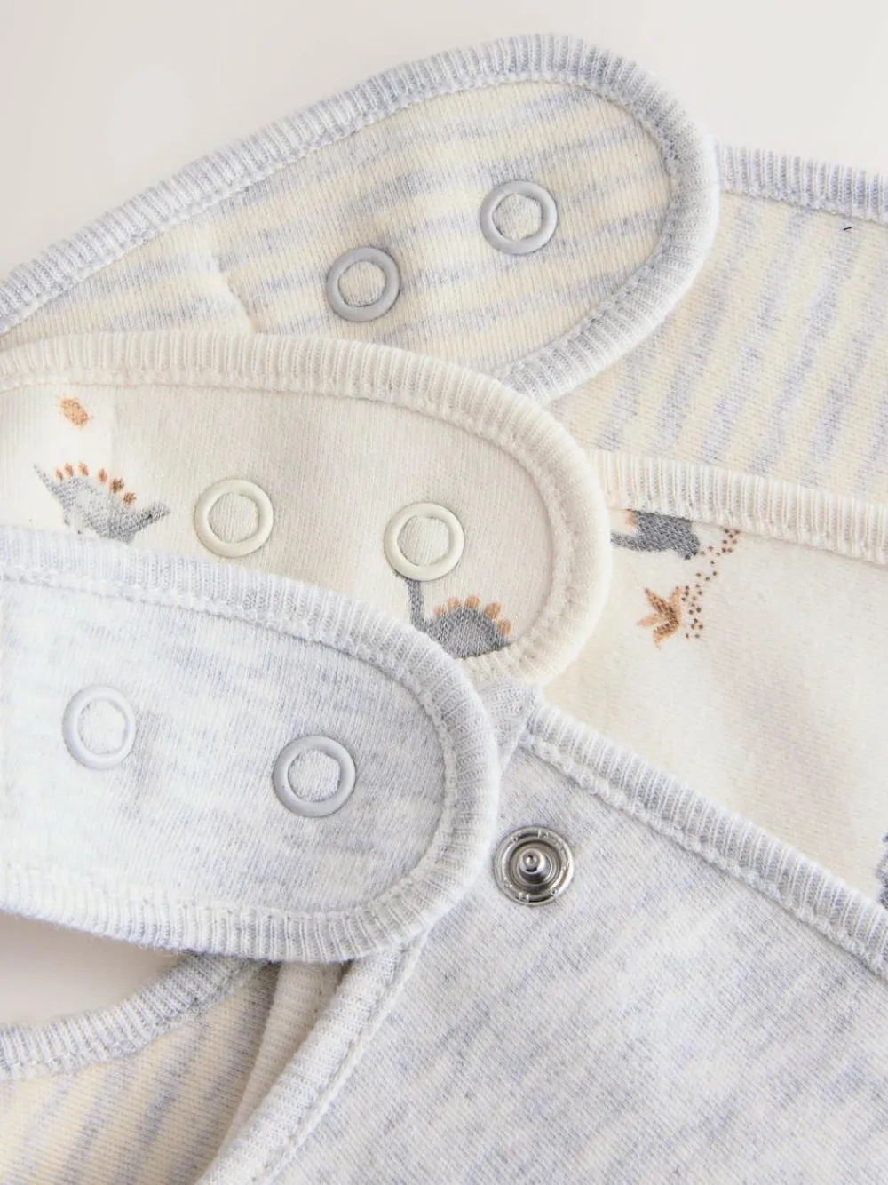 Next Grey Dinosaur Baby Bibs 3 Pack^ Bibs|Newborn Accessories
