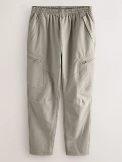 Clearance Next DryTech Slim Fit Tech Stretch Utility Cargo Trousers Grey
