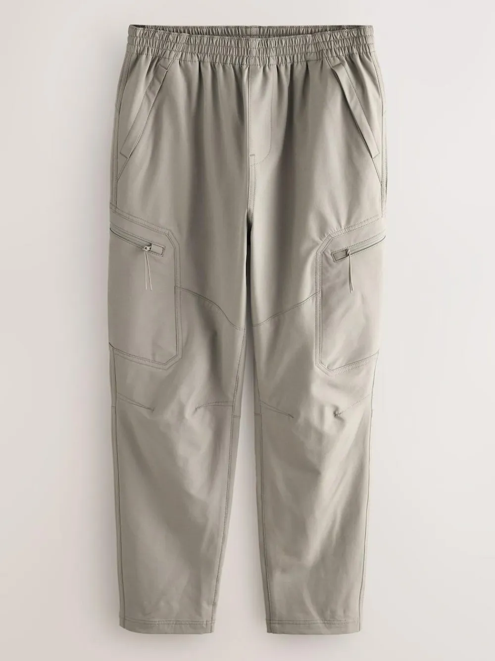 Clearance Next DryTech Slim Fit Tech Stretch Utility Cargo Trousers Grey