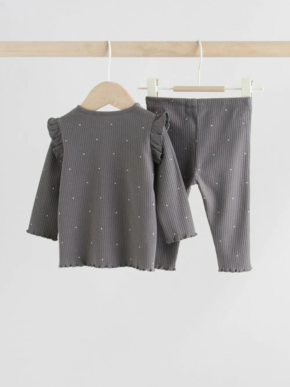 Next Baby Long Sleeve Top and Leggings with Gilet Set 3 Piece (0mths-2yrs)^ Baby Girls|Baby Winter Clothing