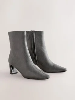 Next Forever Comfort® Chisel Toe Heeled Ankle Boots^Women Boots & Wellies|Boots