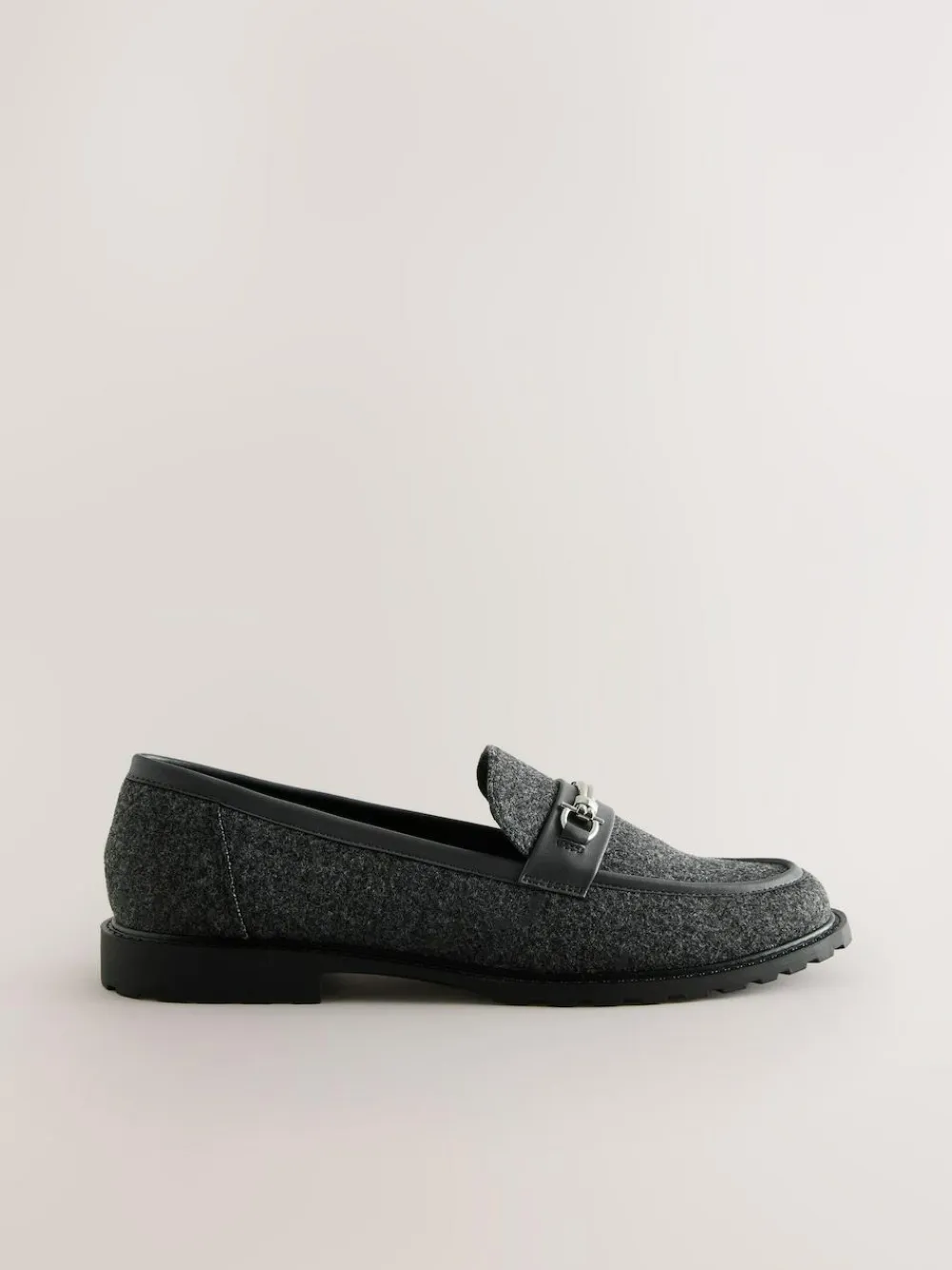 Best Next Grey Forever Comfort® Trim Hardware Round Toe Loafers