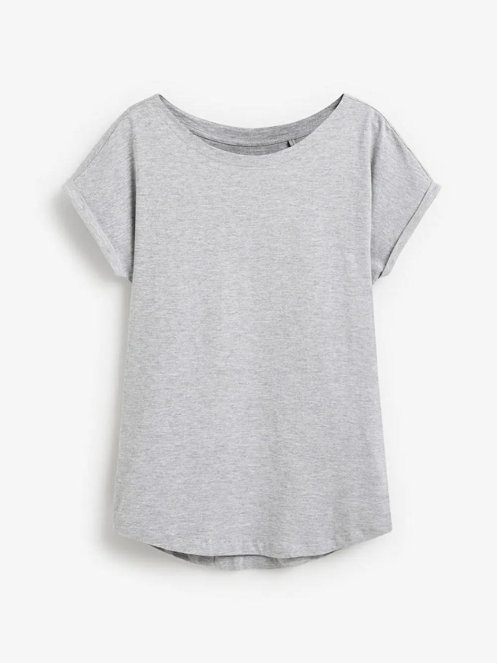 Best Next Grey Marl Cap Sleeve T-Shirt