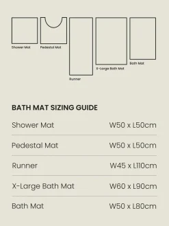 Hot Next Giant Bobble Shower Mat Grey Marl