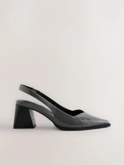 Next Forever Comfort® Pointed Toe Slingback Block Heels^Women Heels