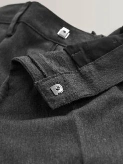 Next Regular Waist School Pleat Front Trousers (3-17yrs) Grey