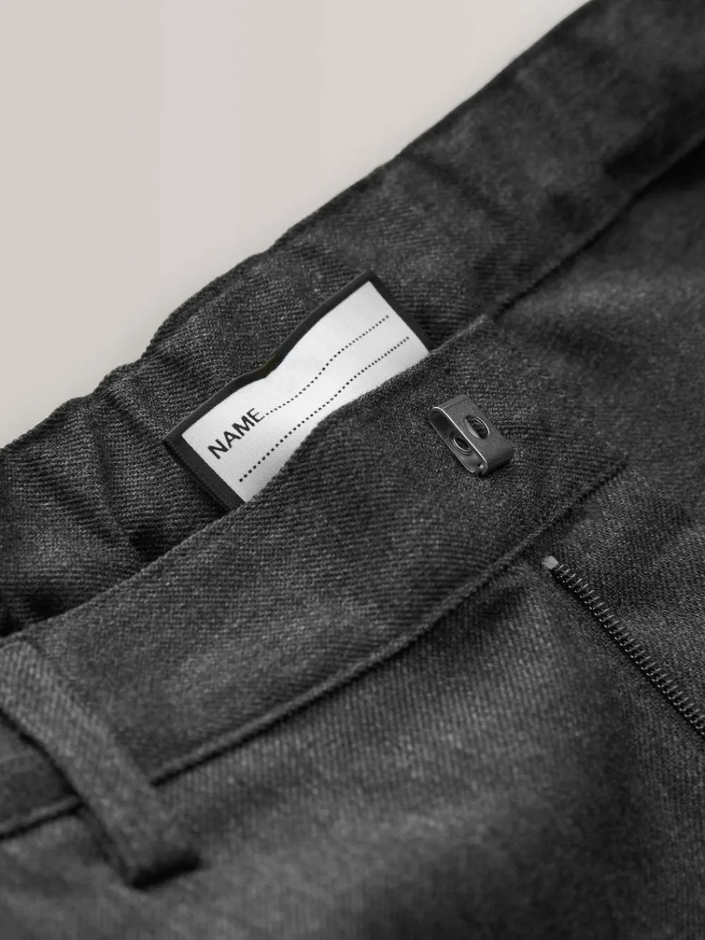 Next Regular Waist Straight Leg School Trousers (3-17yrs) Grey