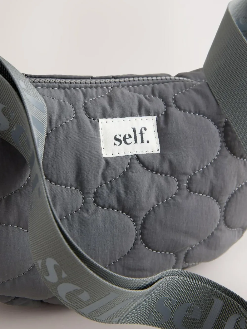 Next Grey Self. Nylon Sling Bag^Women Bags