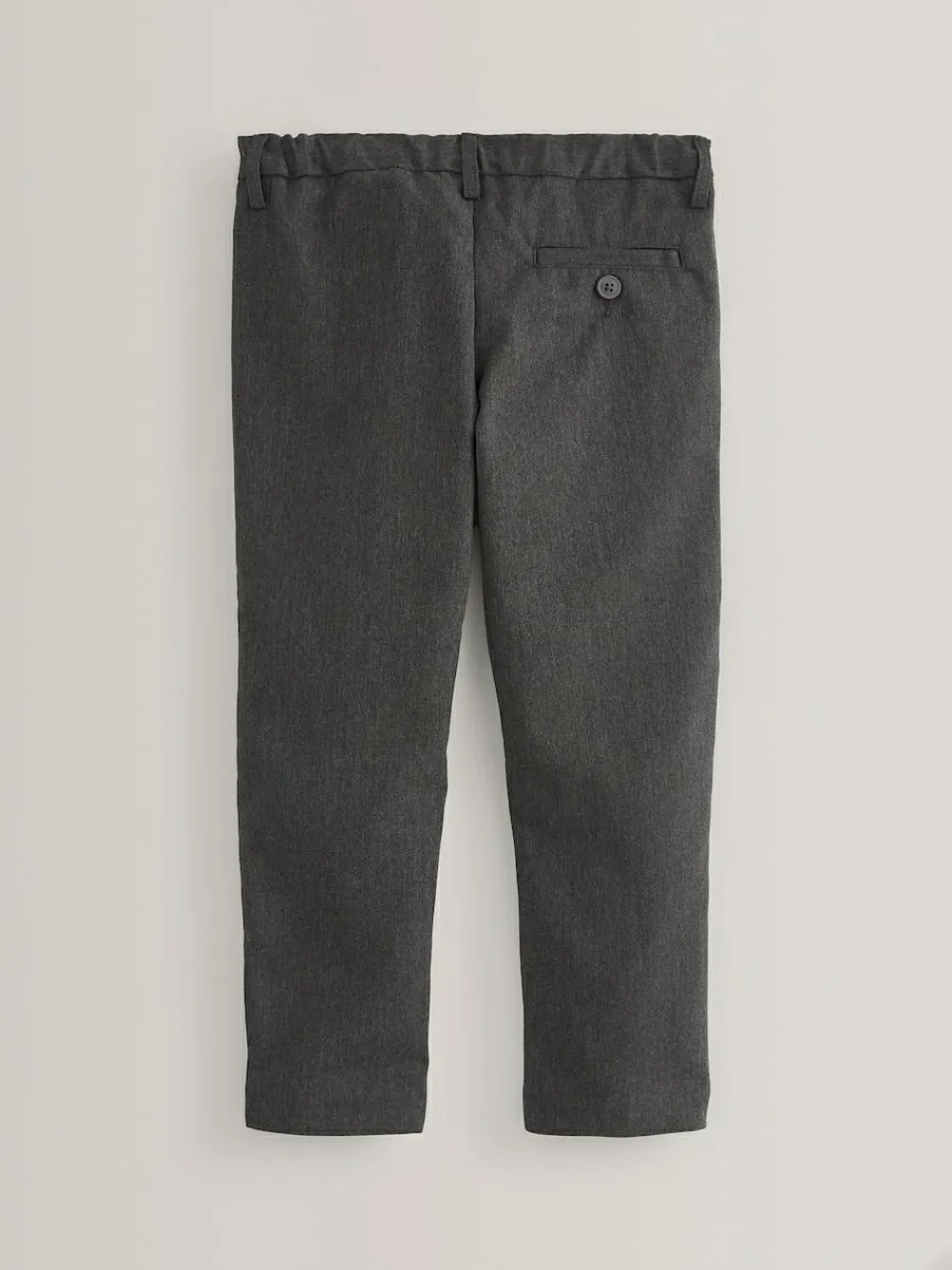 Best Next Skinny School Formal Stretch Pull On Waist Trousers (3-17yrs) Grey