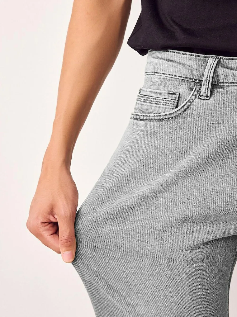 Next Grey Slim Fit Comfort Stretch Jeans^ Jeans|Jeans