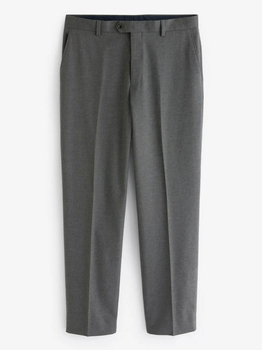 Clearance Next Slim Fit Flannel Suit Trousers Grey