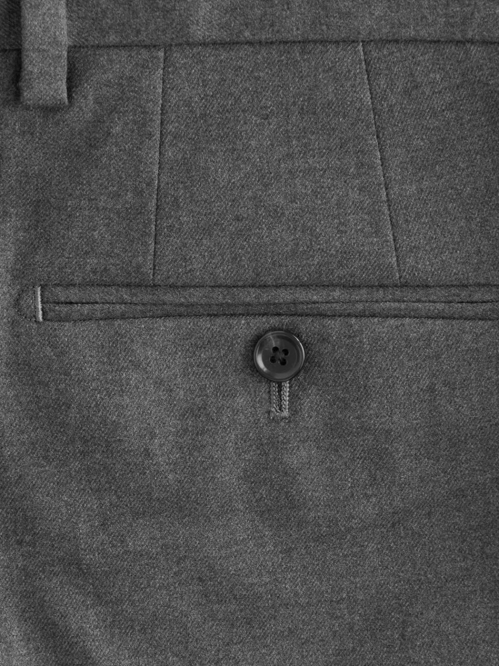 Clearance Next Slim Fit Flannel Suit Trousers Grey