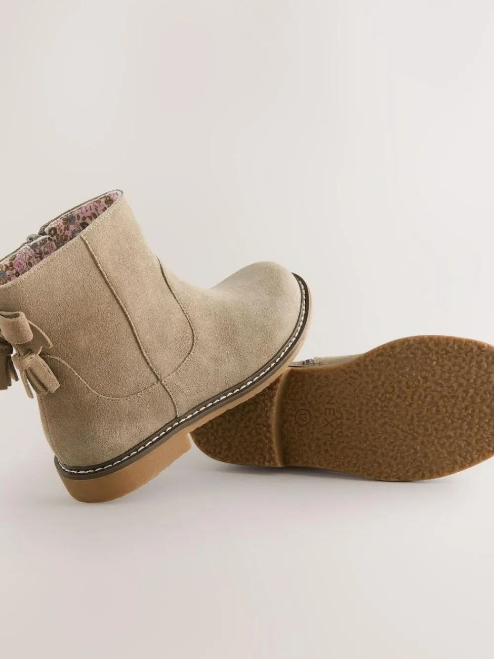 Clearance Next Suede Water Repellent Ankle Boots Grey