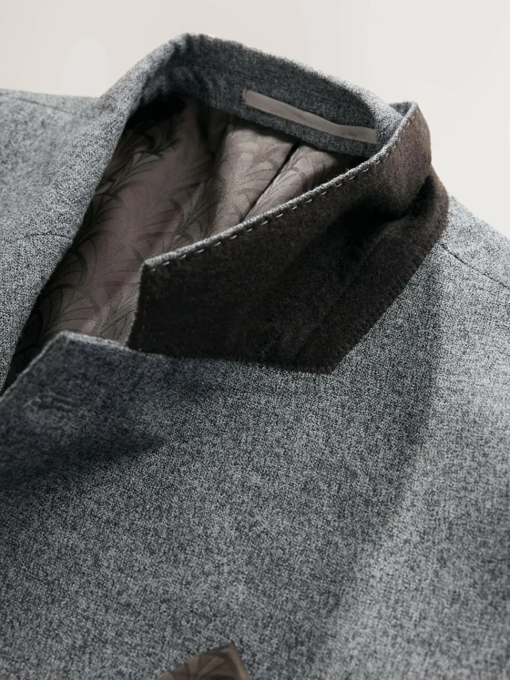 Next Tailored Fit Merino Wool Blend Suit Jacket^ Grey Suits