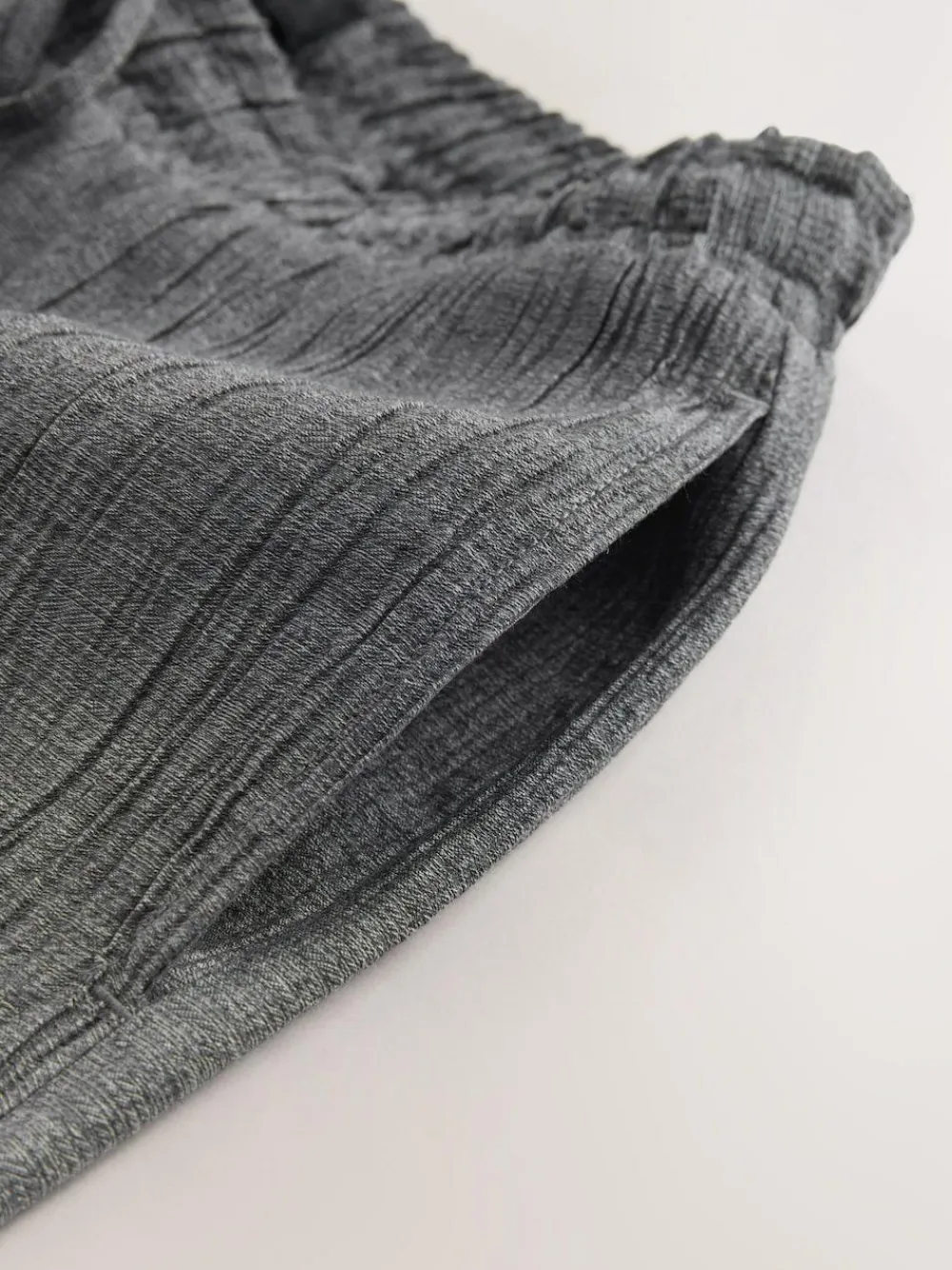 Discount Next Grey Tie Waist Wide Leg Trousers with Wool