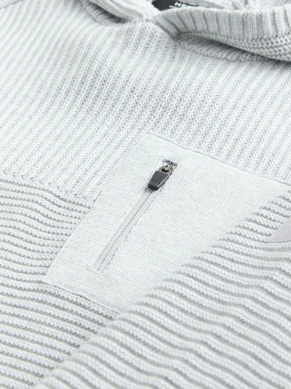 Sale Next Grey Utility Knitted Hoodie (3-16yrs)