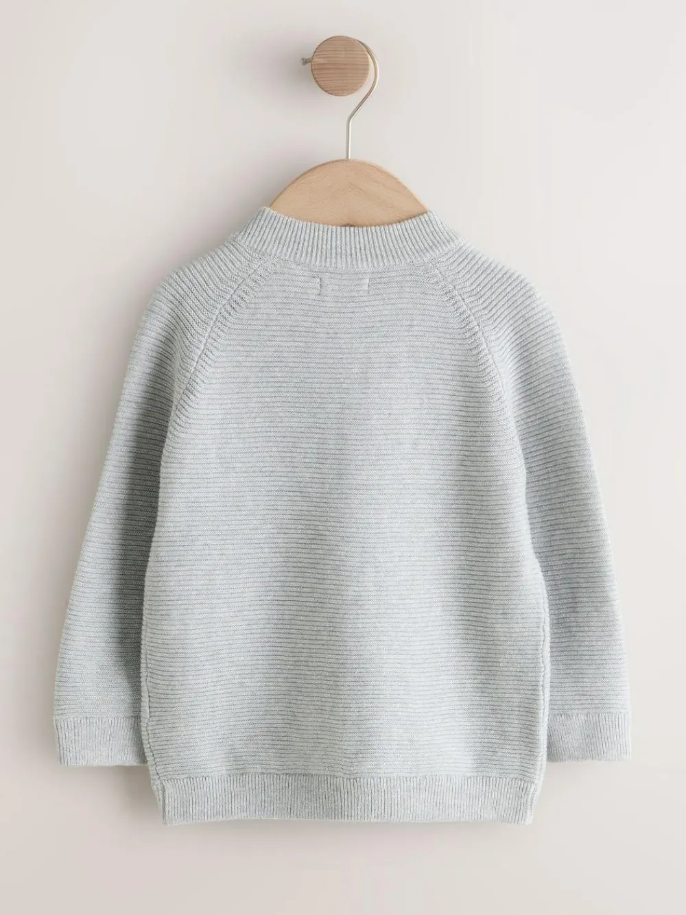 Outlet Next Grey Zip Through Cardigan (3mths-7yrs)