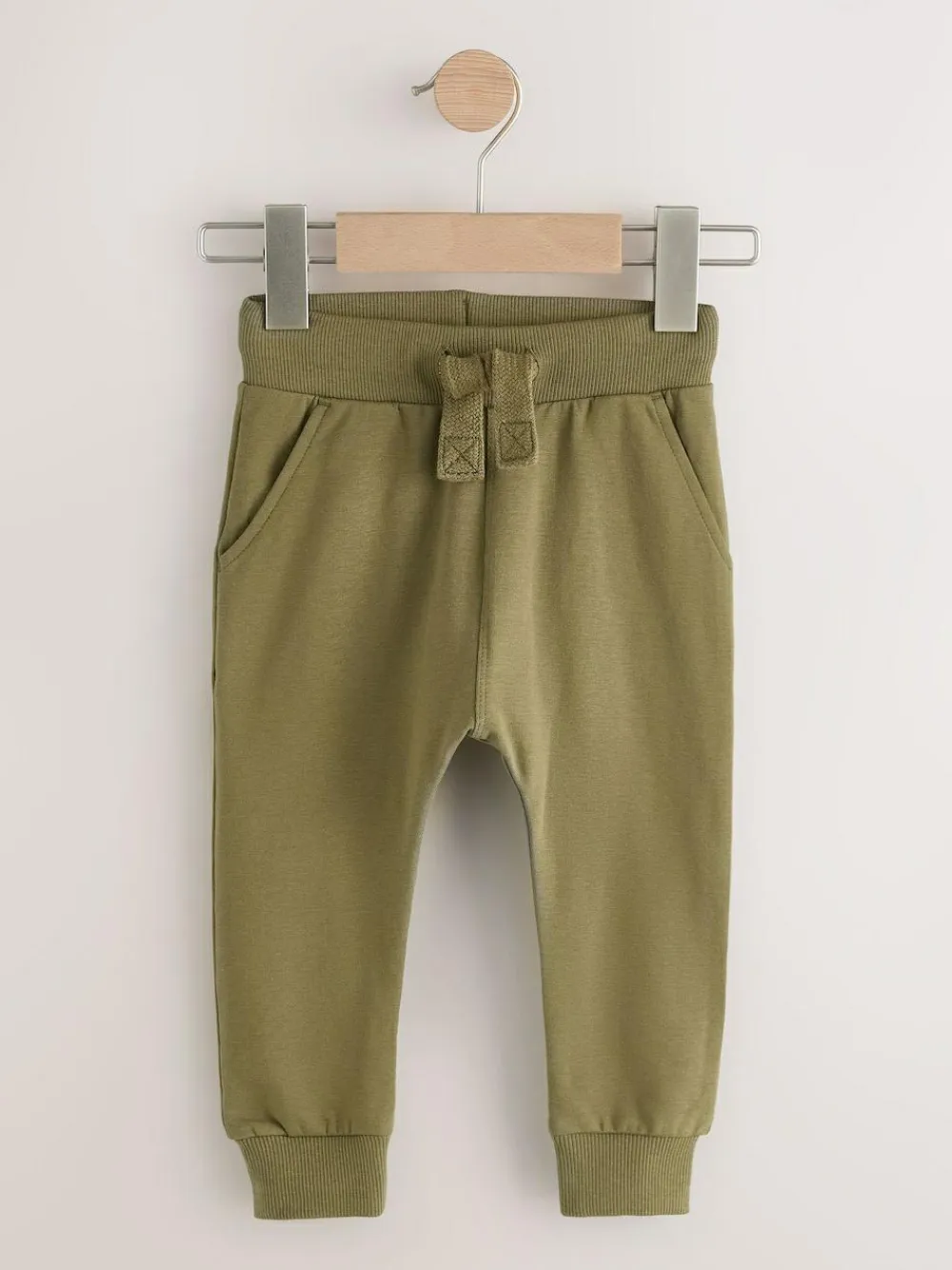 Sale Next Grey/Black/Green Skinny Fit Joggers 5 Pack (3mths-7yrs)