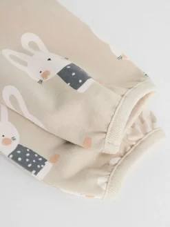 Discount Next Grey/Cream Character Long Sleeve Top And Leggings Set 6 Piece (0mths-3yrs)