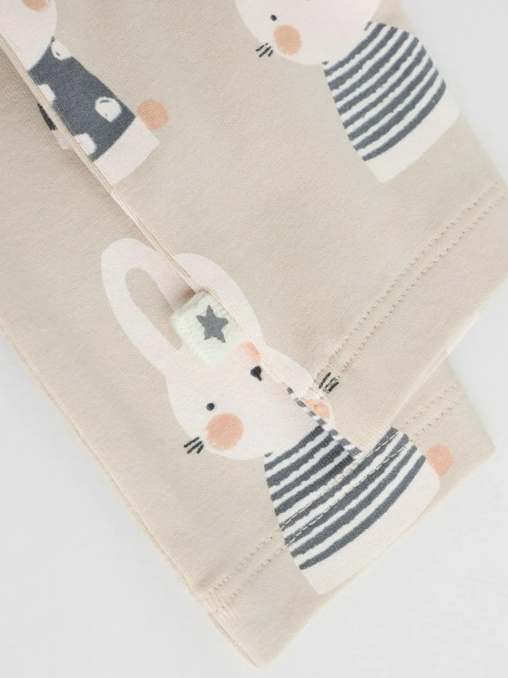 Discount Next Grey/Cream Character Long Sleeve Top And Leggings Set 6 Piece (0mths-3yrs)
