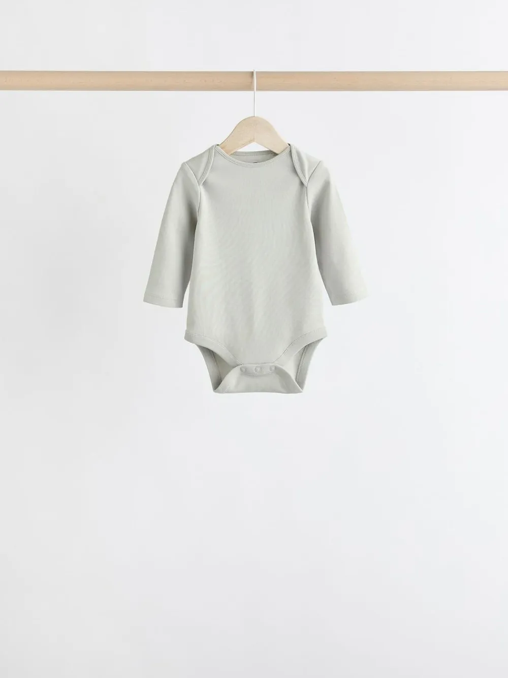 Next Grey/White Long Sleeve Bodysuits 5 Pack^BOY Bodysuits & Vests|Vests