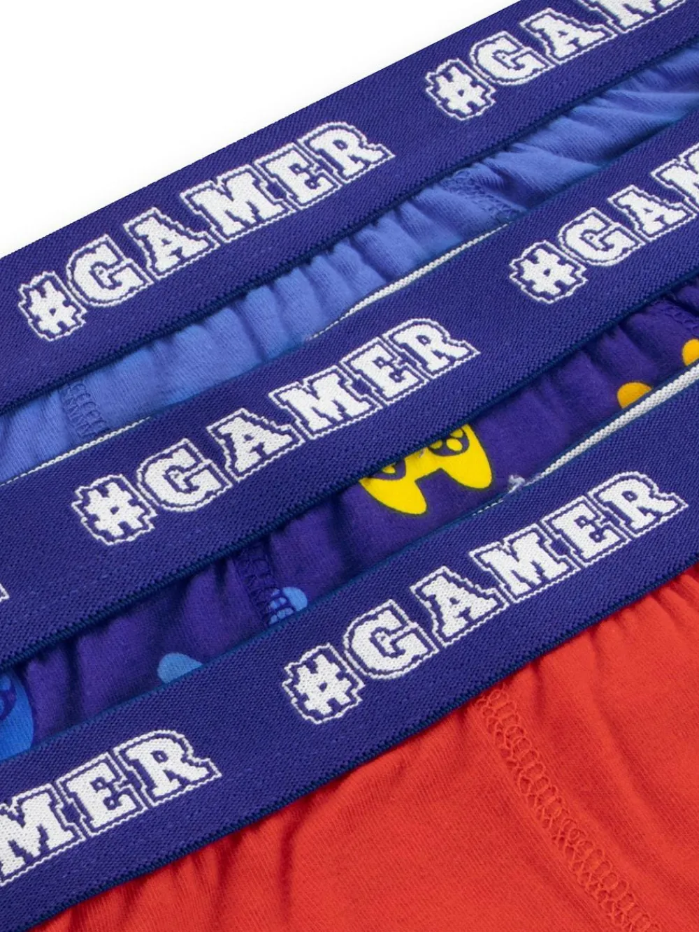 Harry Bear Blue Boys Gaming Trunks 3 Pack^BOY Underwear