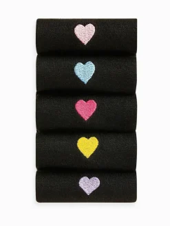 Next Embroidered Motif Ankle Socks 5 Pack^Women Nightwear|Socks & Tights