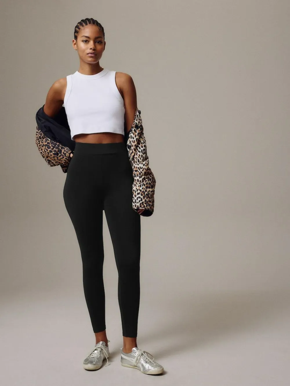 Next High Waist Black Full Length Leggings^Women Sportswear|Leggings & Sweatpants
