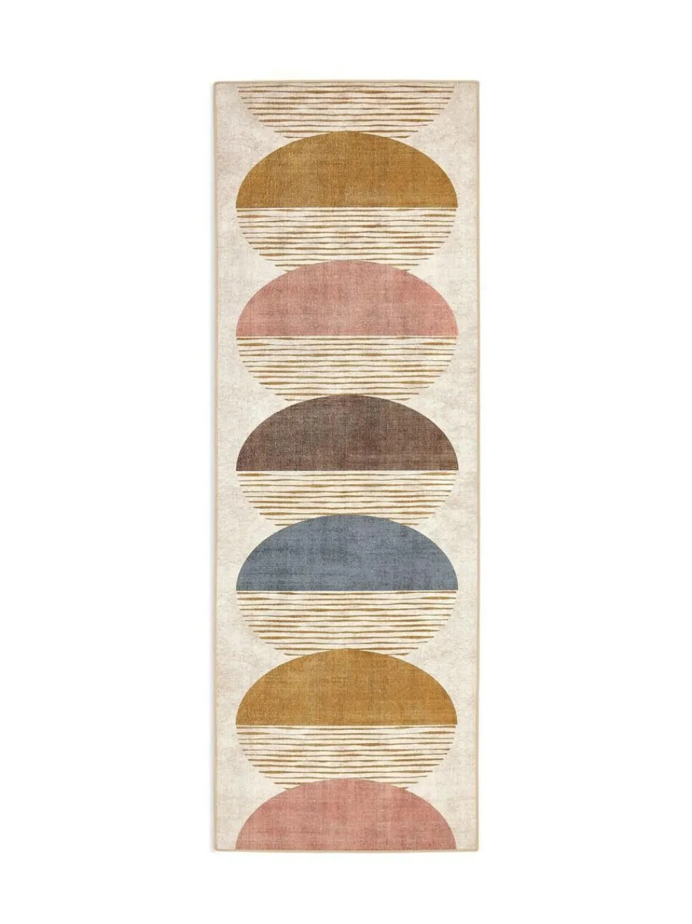 Discount Hug Rug Cream Oval Eclipse Runner