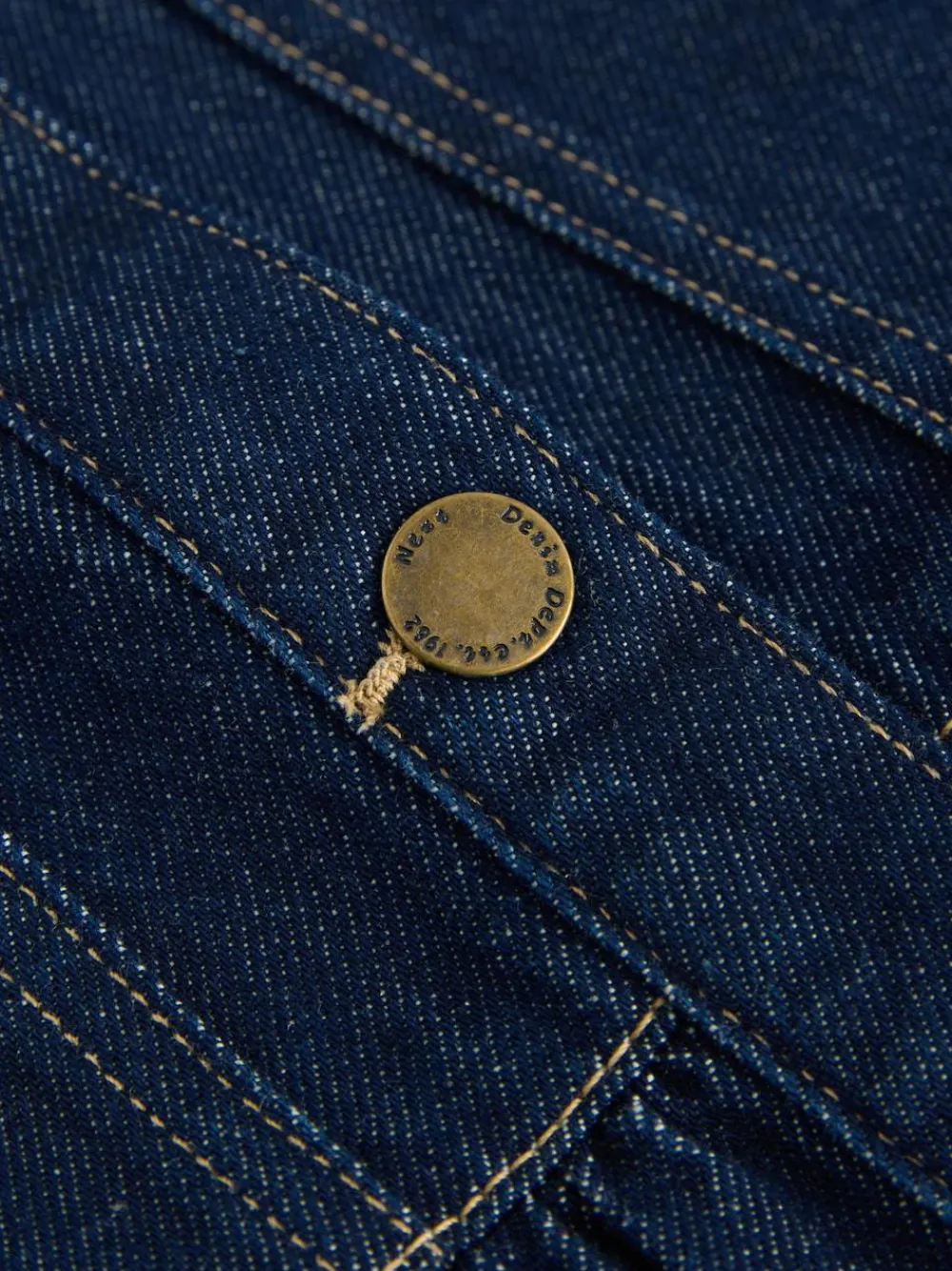 Hot Next Indigo Blue Peplum Hem Denim Jacket (3-16yrs)