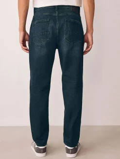Next Regular Tapered Fit Authentic Stretch Denim Jeans Ink