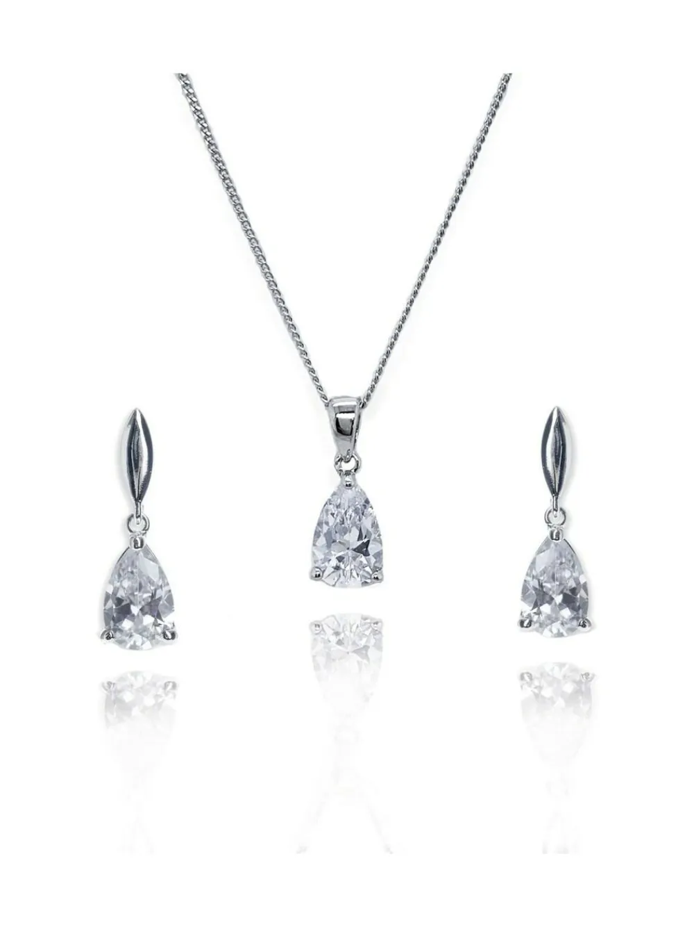 Outlet Ivory & Co Silver Tone Vanderbilt Jewellery Set