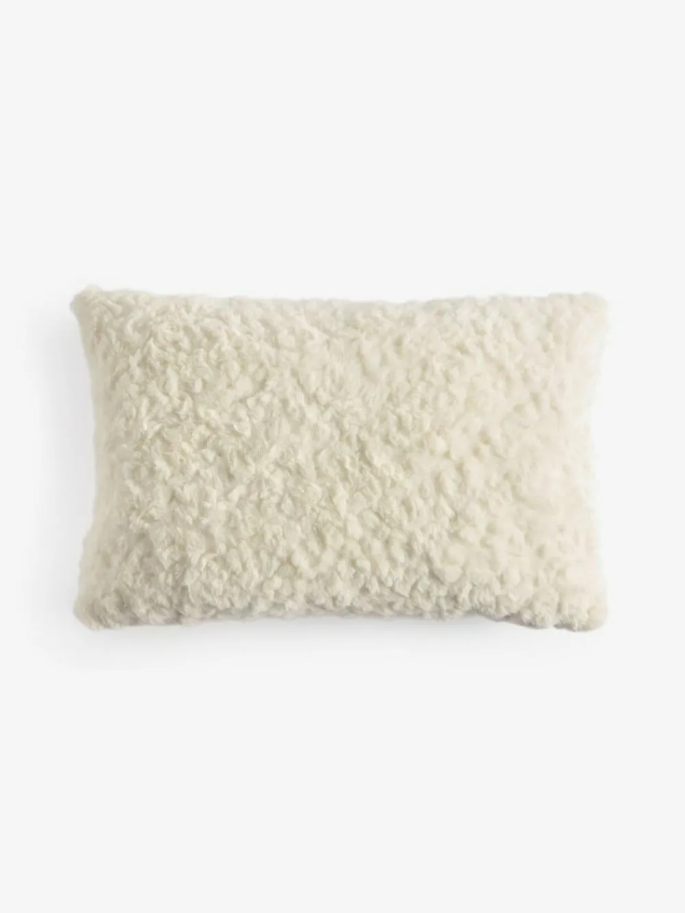 Next Ivory 50 x 30cm Cuddle Corner Slogan Faux Fur Cushion^ Cushions & Throws