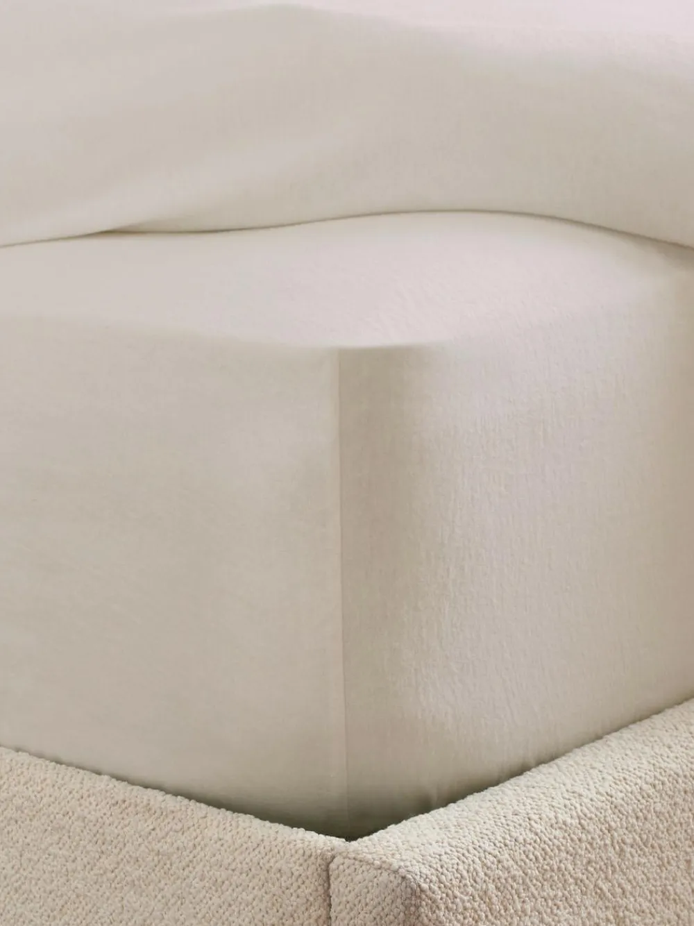 Next Ivory Brushed Cotton Supersoft Deep Fitted Sheet^ Bedsheets & Pillow Cases