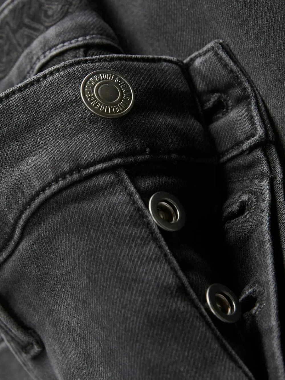 Sale JACK & JONES Black Mike Slim Fit Jeans