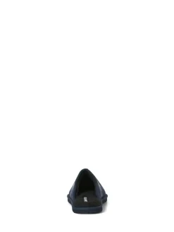 Discount JACK & JONES Blue Check Fleece Lined Mule Slippers