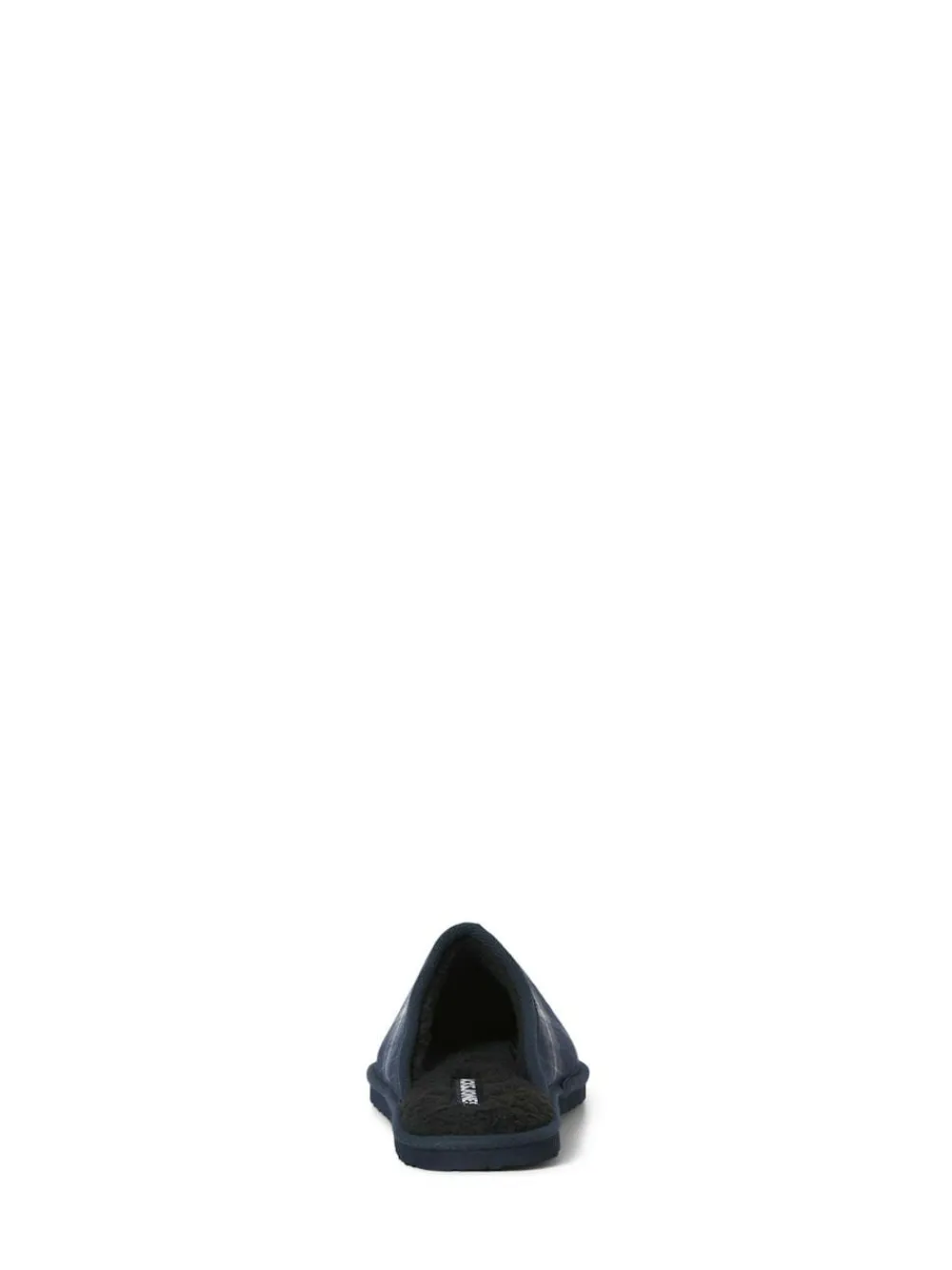 Discount JACK & JONES Blue Check Fleece Lined Mule Slippers