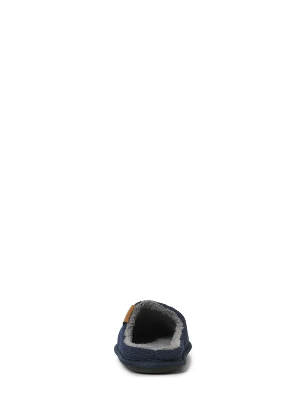 JACK & JONES Corduroy Mule Slippers Blue