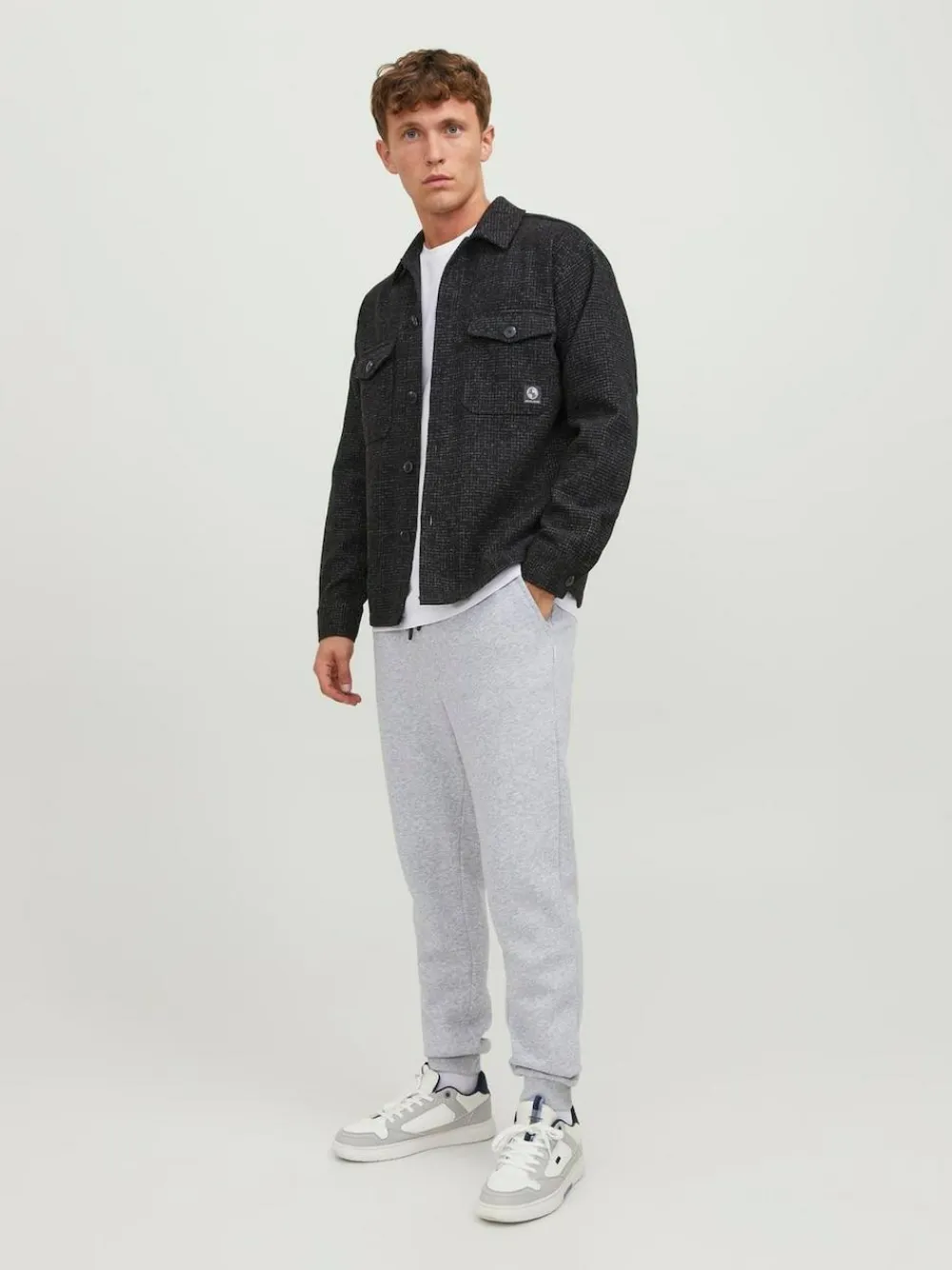 Discount JACK & JONES Slim Fit Joggers Grey