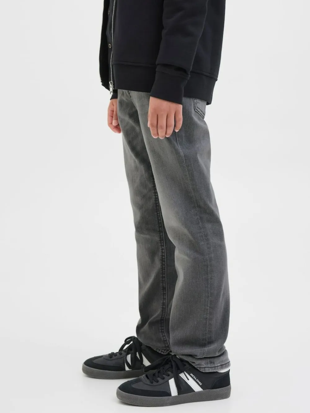 Clearance JACK & JONES JUNIOR Blue Glenn Slim Fit Jeans Black