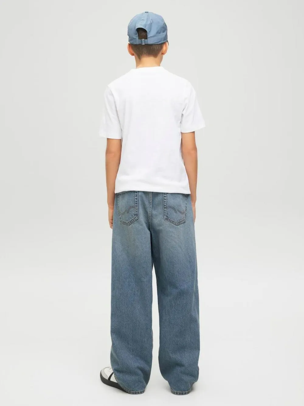 New JACK & JONES JUNIOR Blue Ron Extra Baggy Fit Jeans