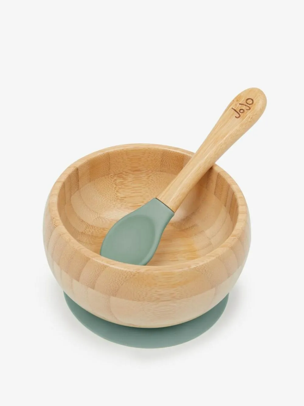 Discount Jojo Maman Bébé Bamboo Suction Bowl & Spoon Set