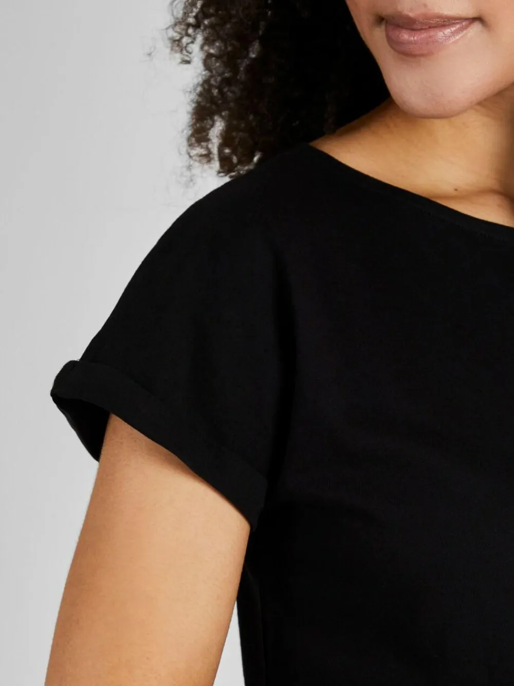 Jojo Maman Bébé Black Boyfriend Maternity Cotton T-Shirt^Women Loungewear