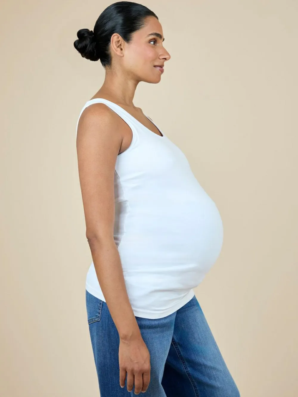 Jojo Maman Bébé Black 2-Pack Maternity Vests^Women Loungewear